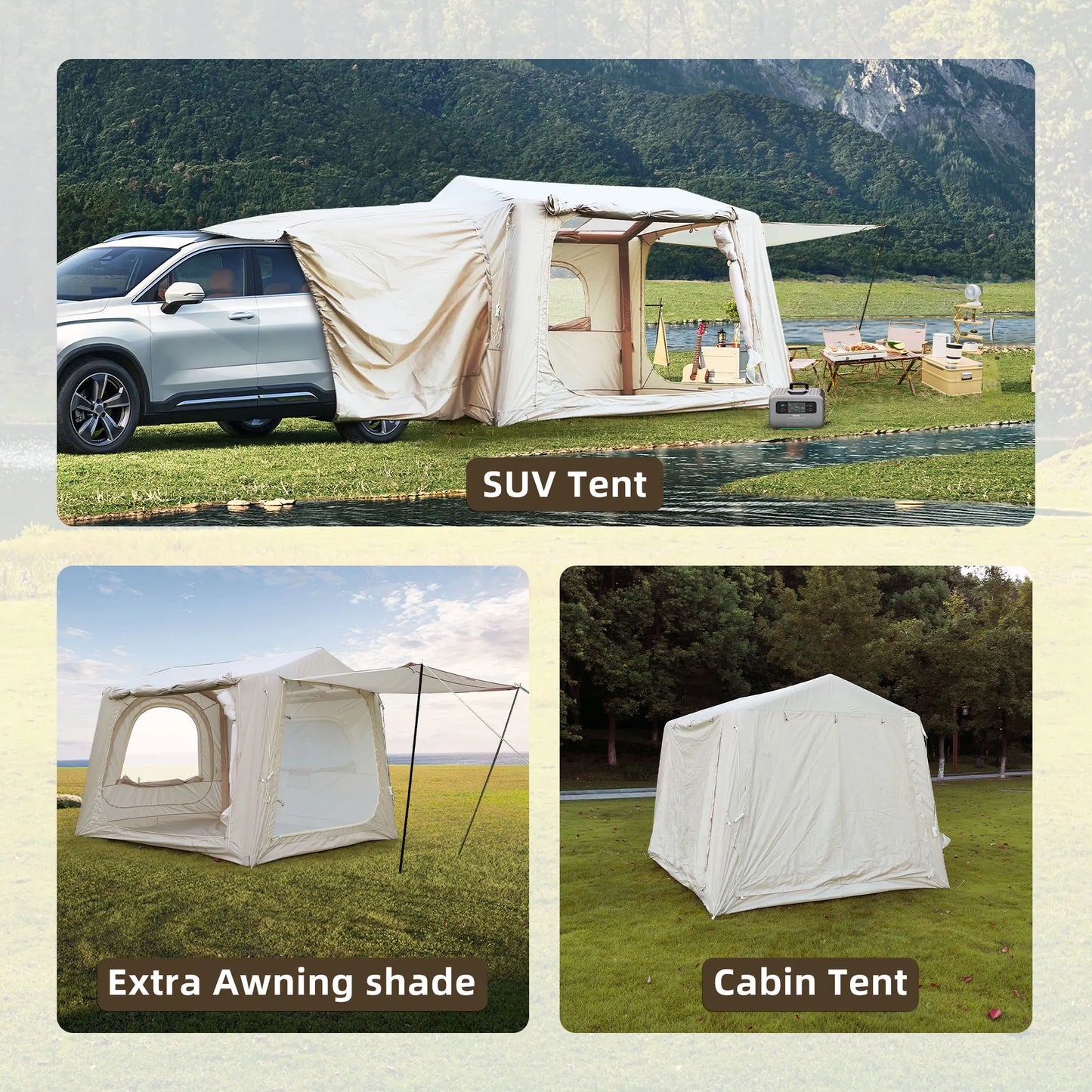 Waterproof Inflatable SUV Tent for Camping
