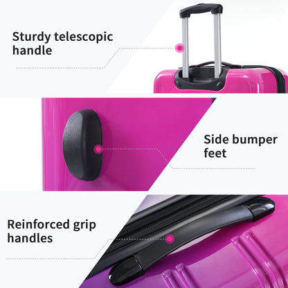 3 Piece  Hard-Shell Luggage Set