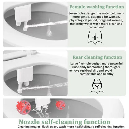 Smart Toilet Bidet Sprayer With Adjustable Pressure