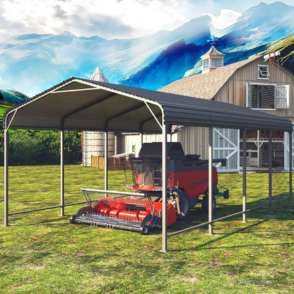 12x20FT Heavy Duty Carport Canopy for All-Weather