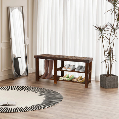 3-Tier Shoe Rack Bench