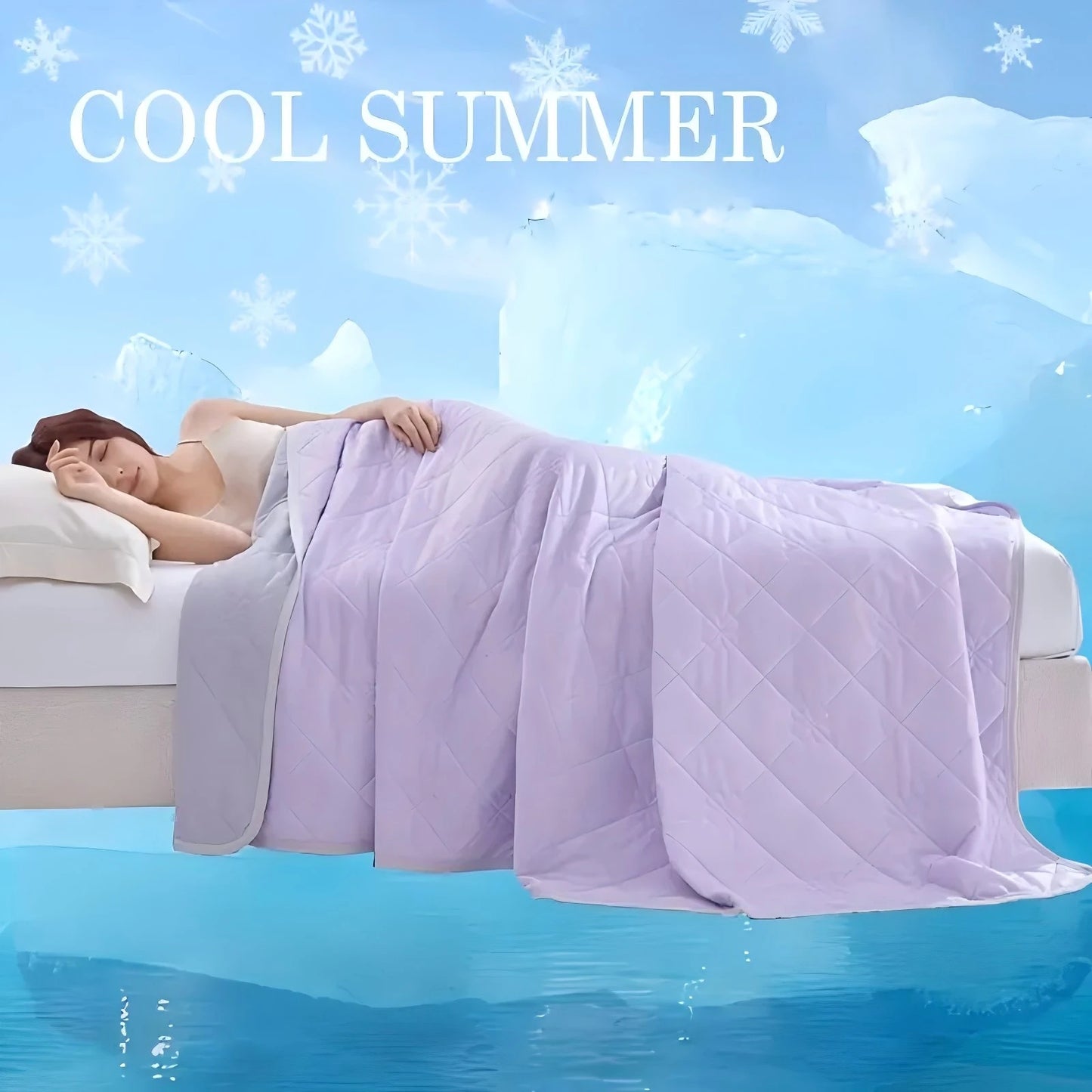 Dual-Sided Cooling Blanket for Hot Sleepers
