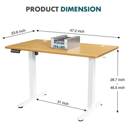 Ergonomic Adjustable Electric Standing Computer Desk