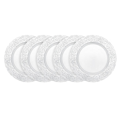 100 Silver Charger Plate Set