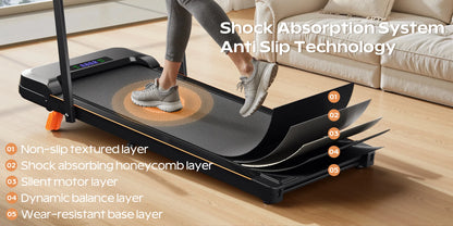 4 in 1 Climbing Treadmill with Handle Bar