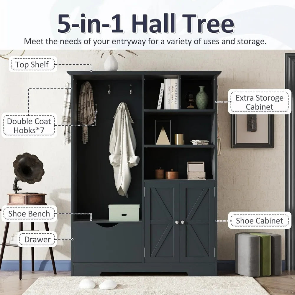 Storage Shelves Drawers and Cabinet Multi-Functional