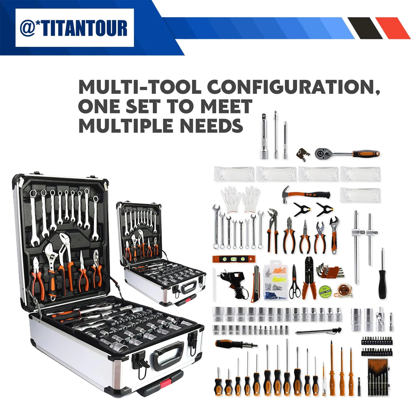 999-piece professional industrial repair tool set
