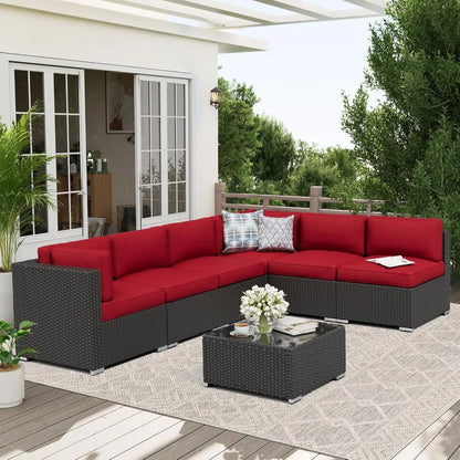 7-Piece Outdoor Patio Furniture Sofa Set