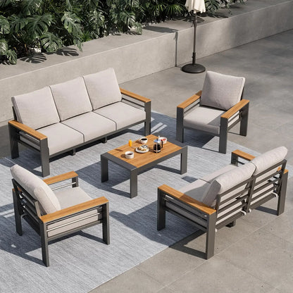 Outdoor Patio Furniture Set, with Coffee Table