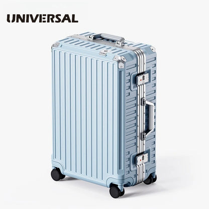 2-Pieces New Ultra Sturdy Aluminum Frame Luggage