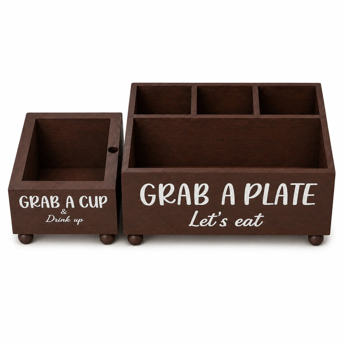 Coffee Bar Accessories Box for Kitchen Counter