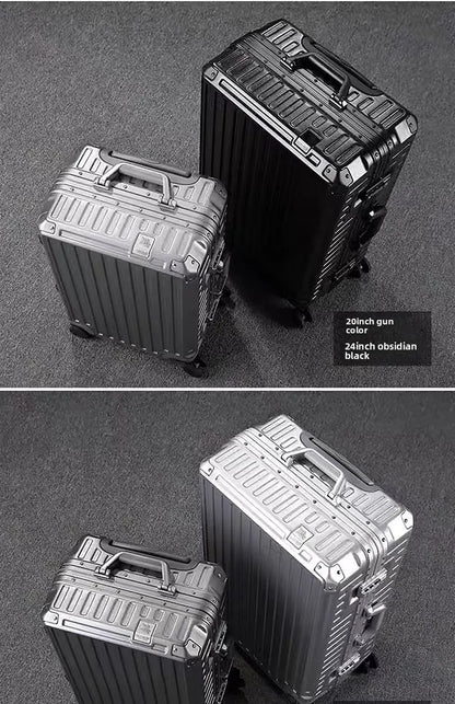 2-Pieces New Ultra Sturdy Aluminum Frame Luggage