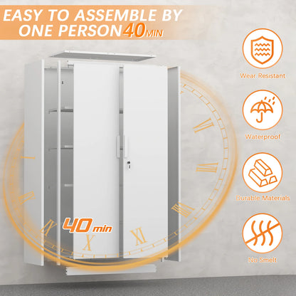 Metal File Cabinet  Industrial Utility Cabinet