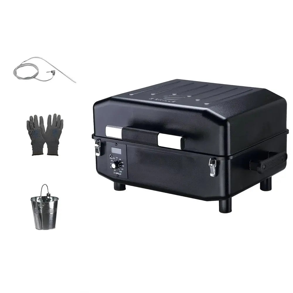 Portable Tabletop Wood Pellet Grill and Smoker