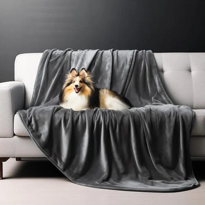 Water Resistant Blanket for Bed or Sofa