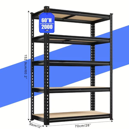 2000LBS Capacity Heavy Duty Adjustable Storage Shelves