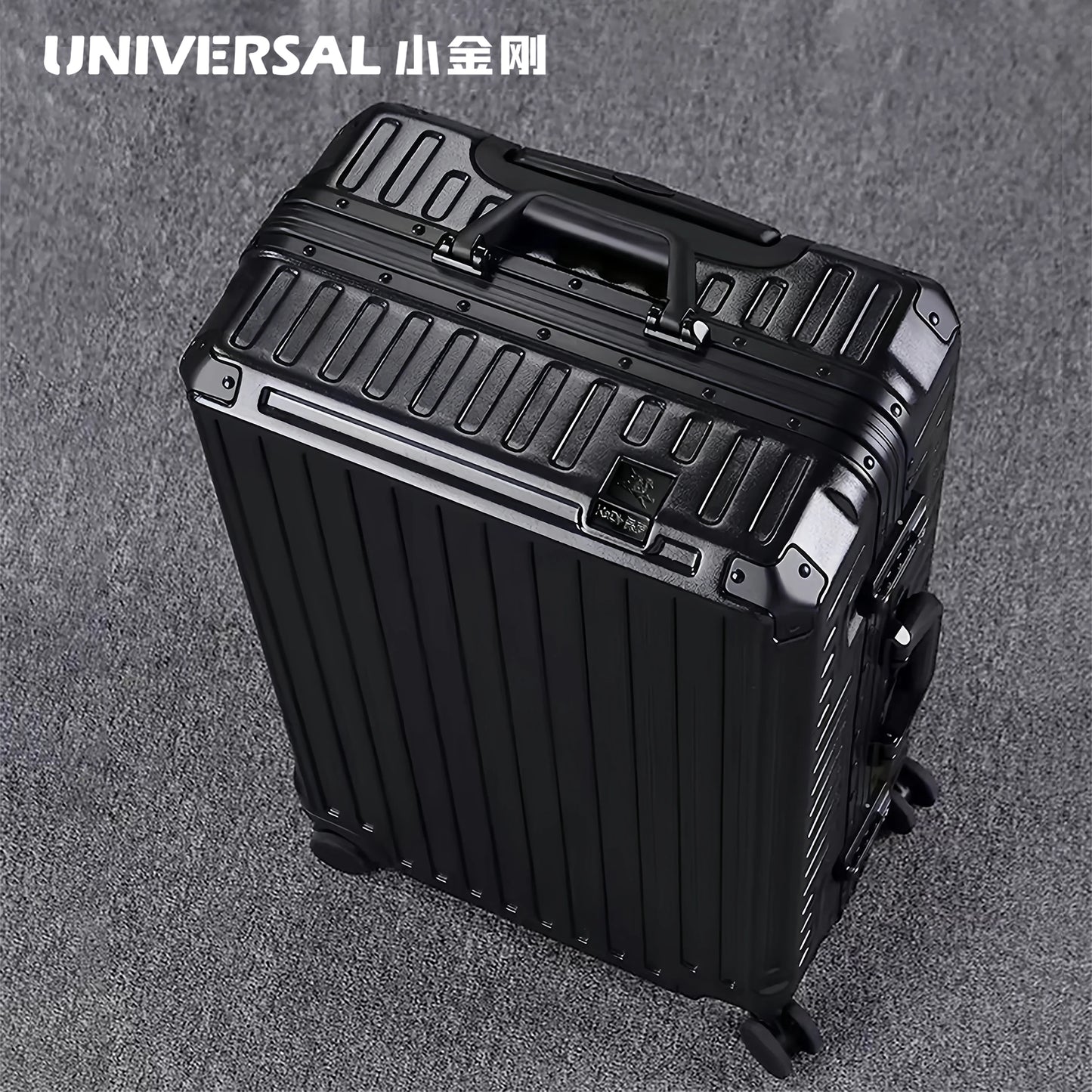 2-Pieces New Ultra Sturdy Aluminum Frame Luggage