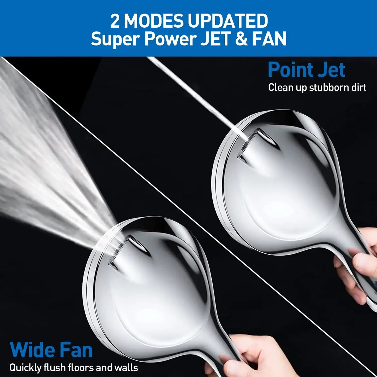 Shower Head and Handheld with 10 Modes