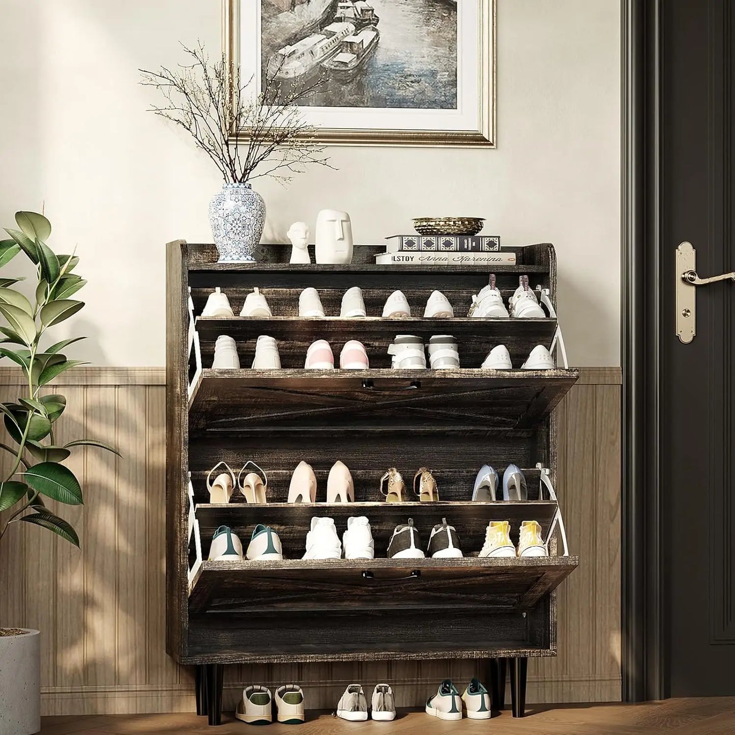 Shoe Cabinet Storage for Entryway Ultra Slim