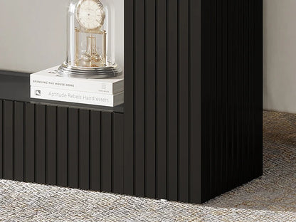 55-Inch Wood Entryway Table with Storage