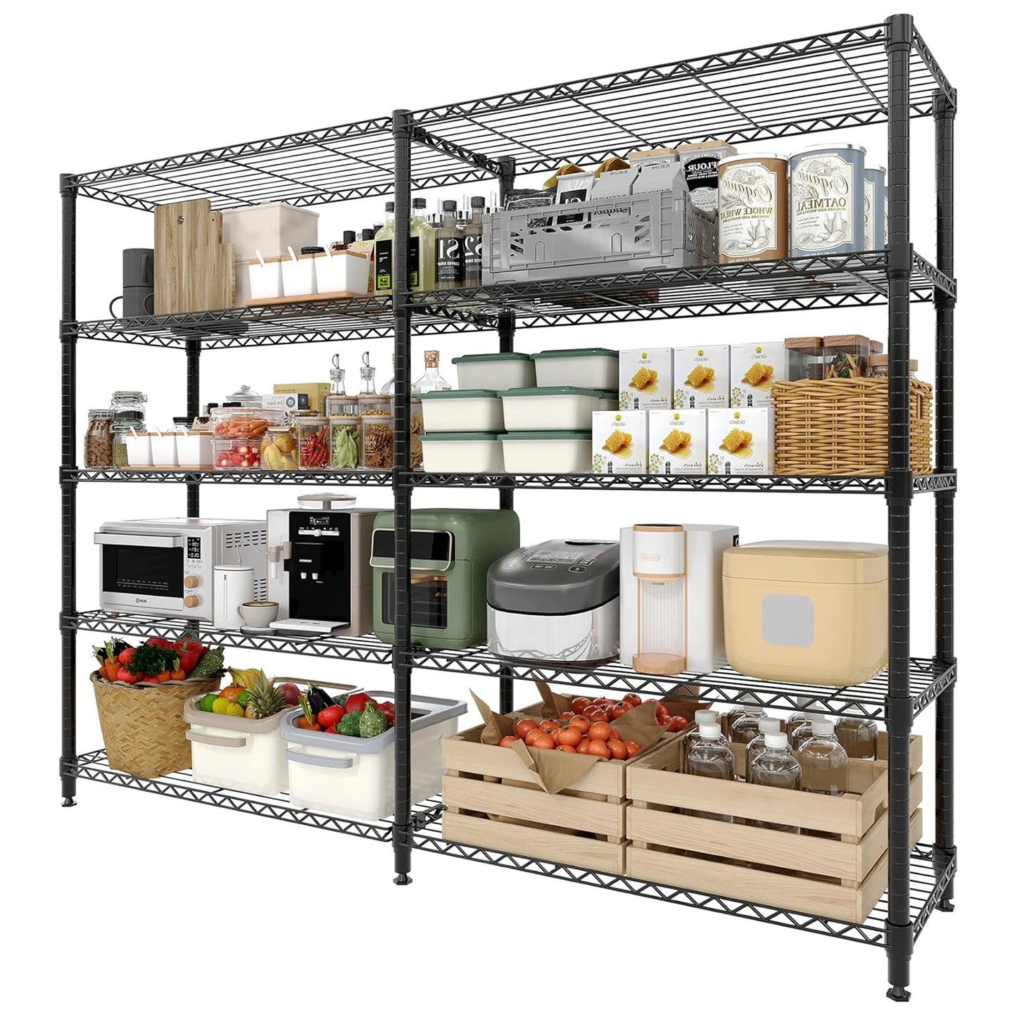 Heavy Duty Storage Shelves Tiers Metal Shelving