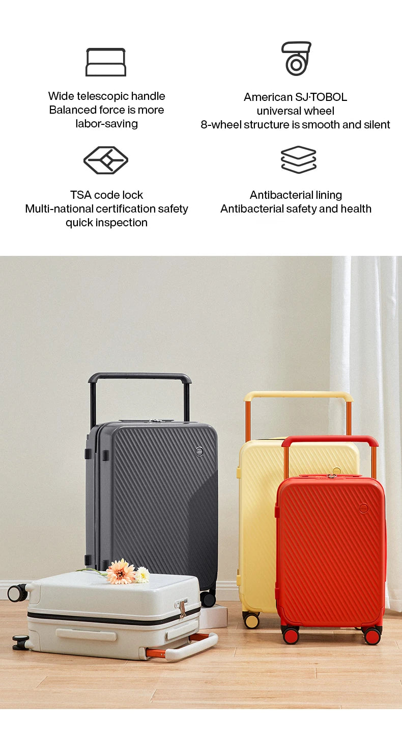 Travel Luggage set with Wide Handle