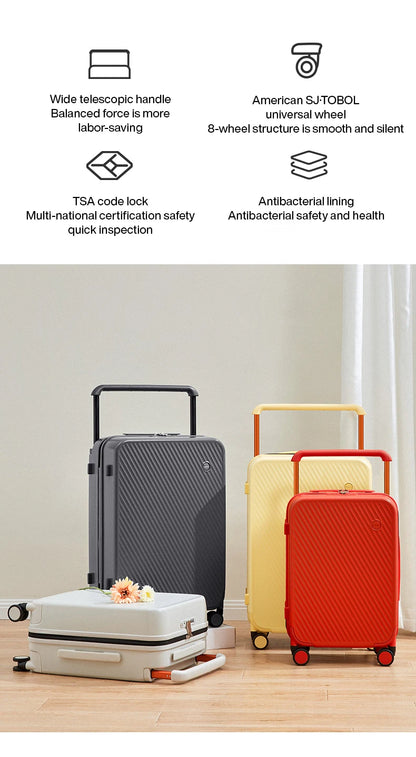 Travel Luggage set with Wide Handle