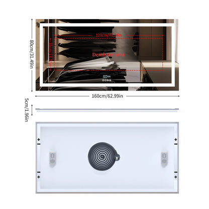 Dimmable LED Bathroom Vanity Mirror