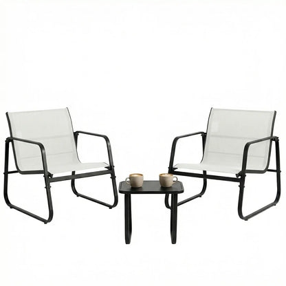 3 Pc Patio Furniture Set with Table
