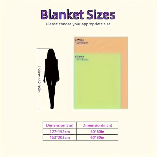 Fleece Bed Blanket Twin Size Super Soft