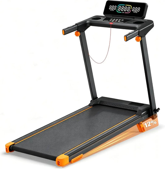 12% Incline, 3-in-1 Foldable Treadmills