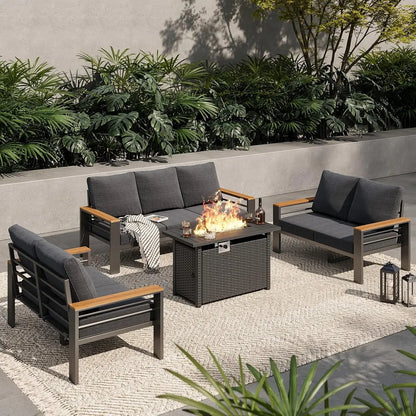 Outdoor Patio Furniture Set, with Coffee Table