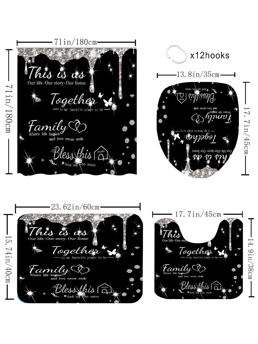 Decoration Bathroom Four-piece Set