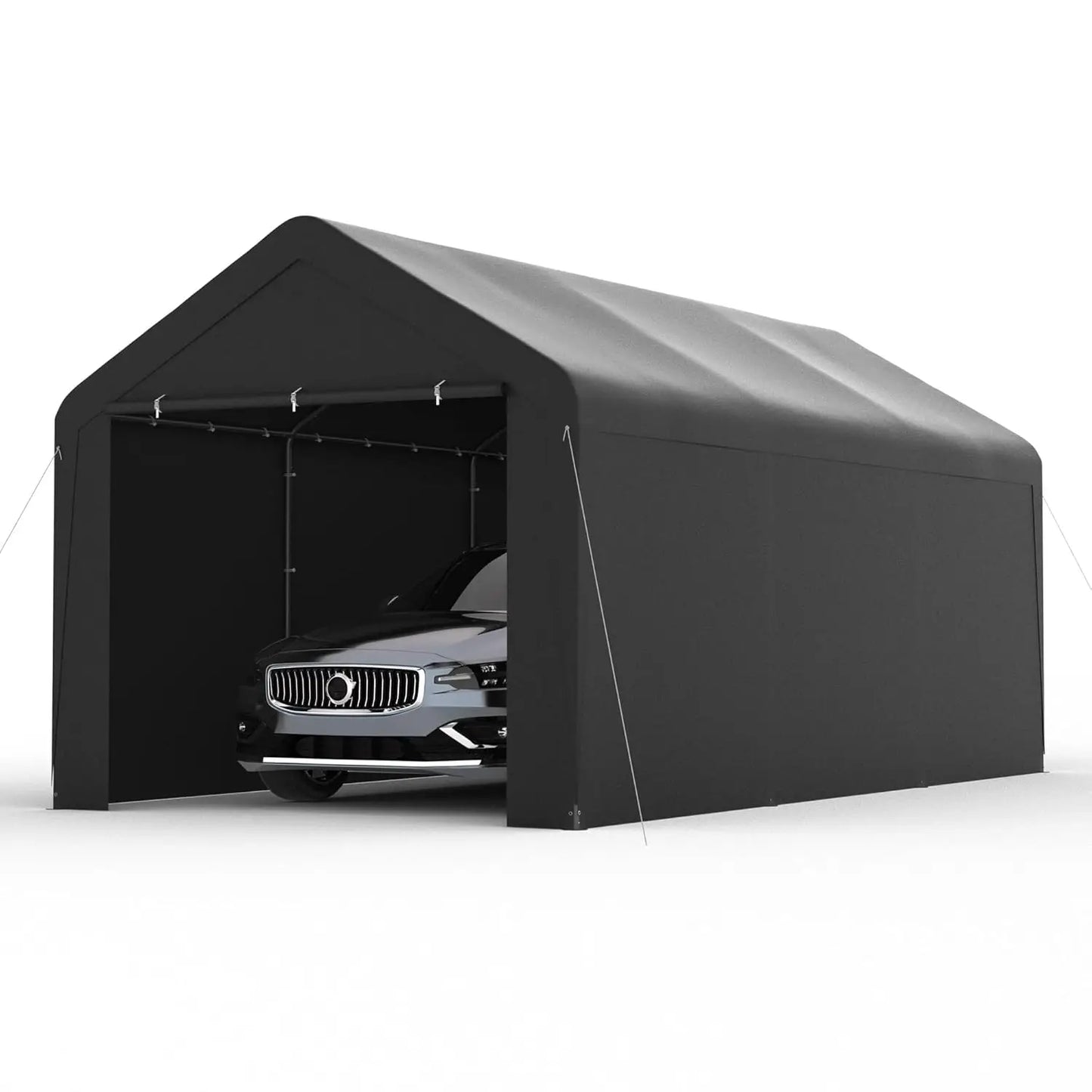 10x20 Heavy Duty Portable Carport w/Removable Sidewalls