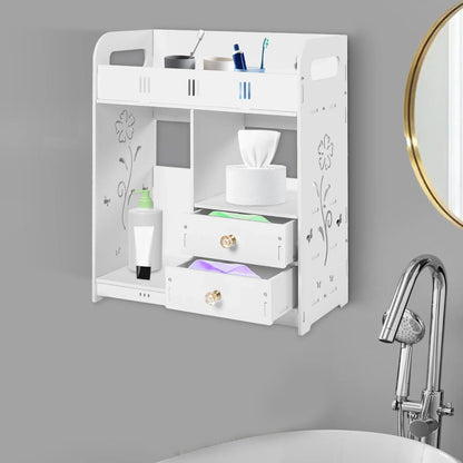 Bathroom Wall Mounted Cabinet with 2 Drawers