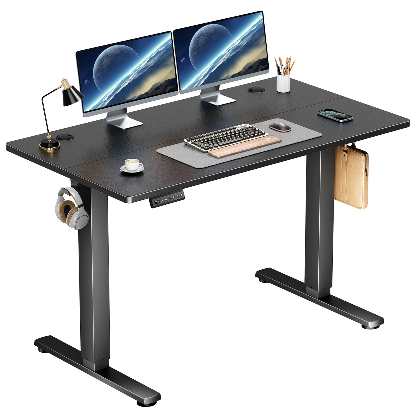 Electric Standing Desk Height Adjustable 40x24 Inch.