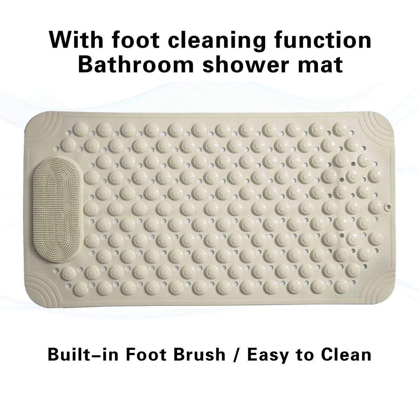 Non-Slip Shower Mat with Foot Massage