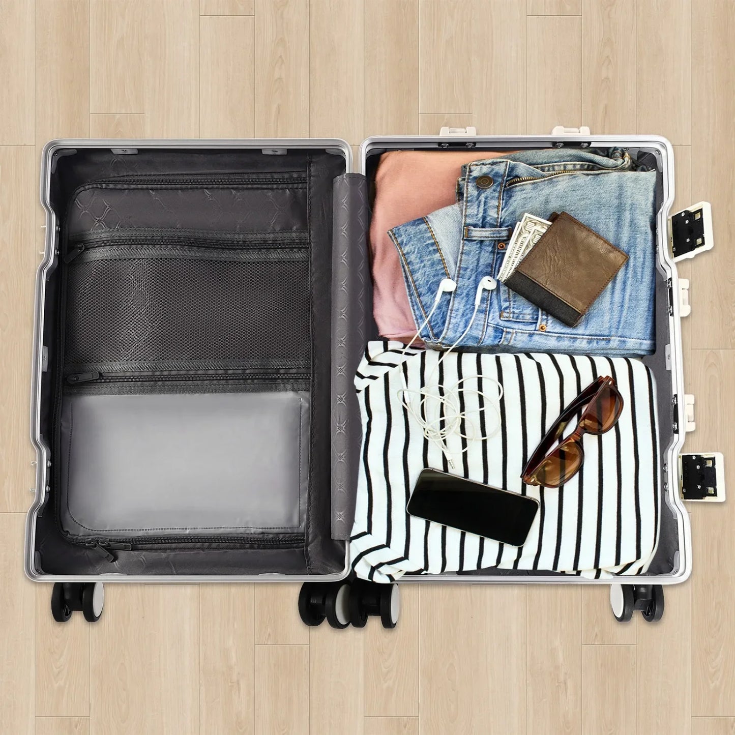 Portable Luggage 20-Inch Travel Suitcase