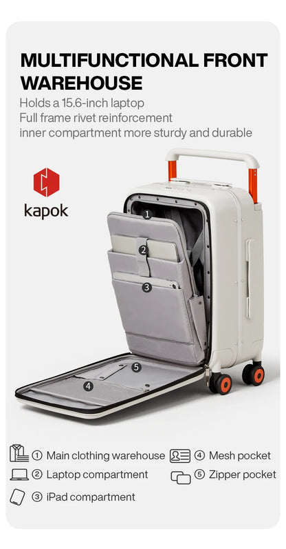 20 Inch New Design Wide Handle Suitcase