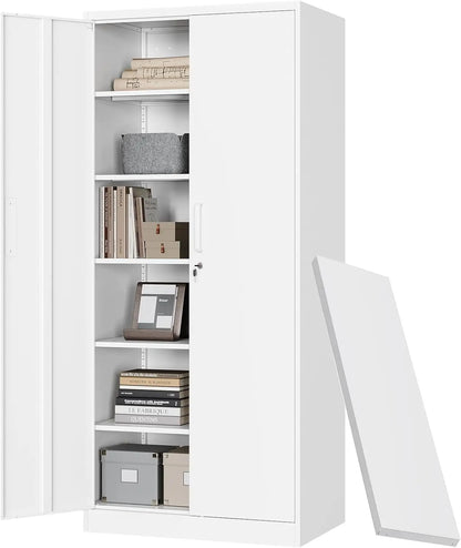 Metal Storage Cabinets with Lock Doors