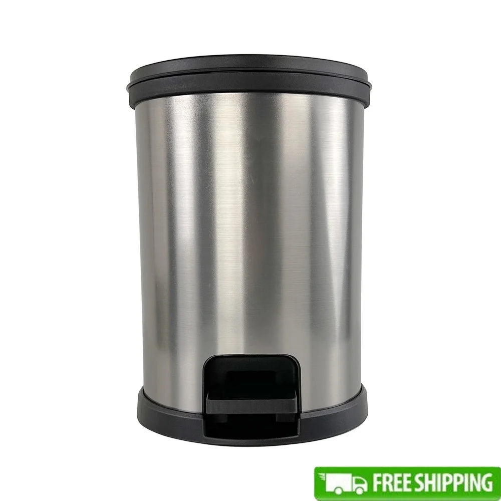 Round 1.5 Gallon Touchless Wastebasket