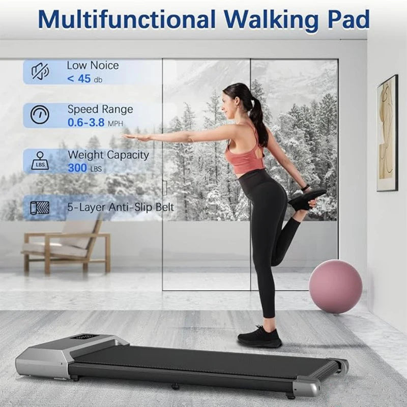 300lbs Capacity, 2.5HP Treadmill for Home
