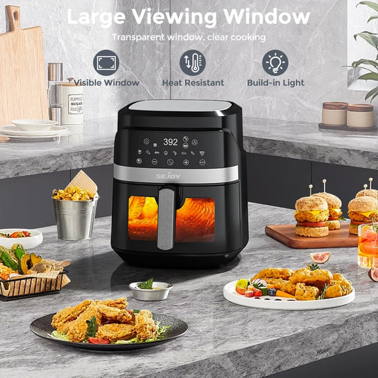 Air fryer 8-in-1,6 Quart Electric fryer