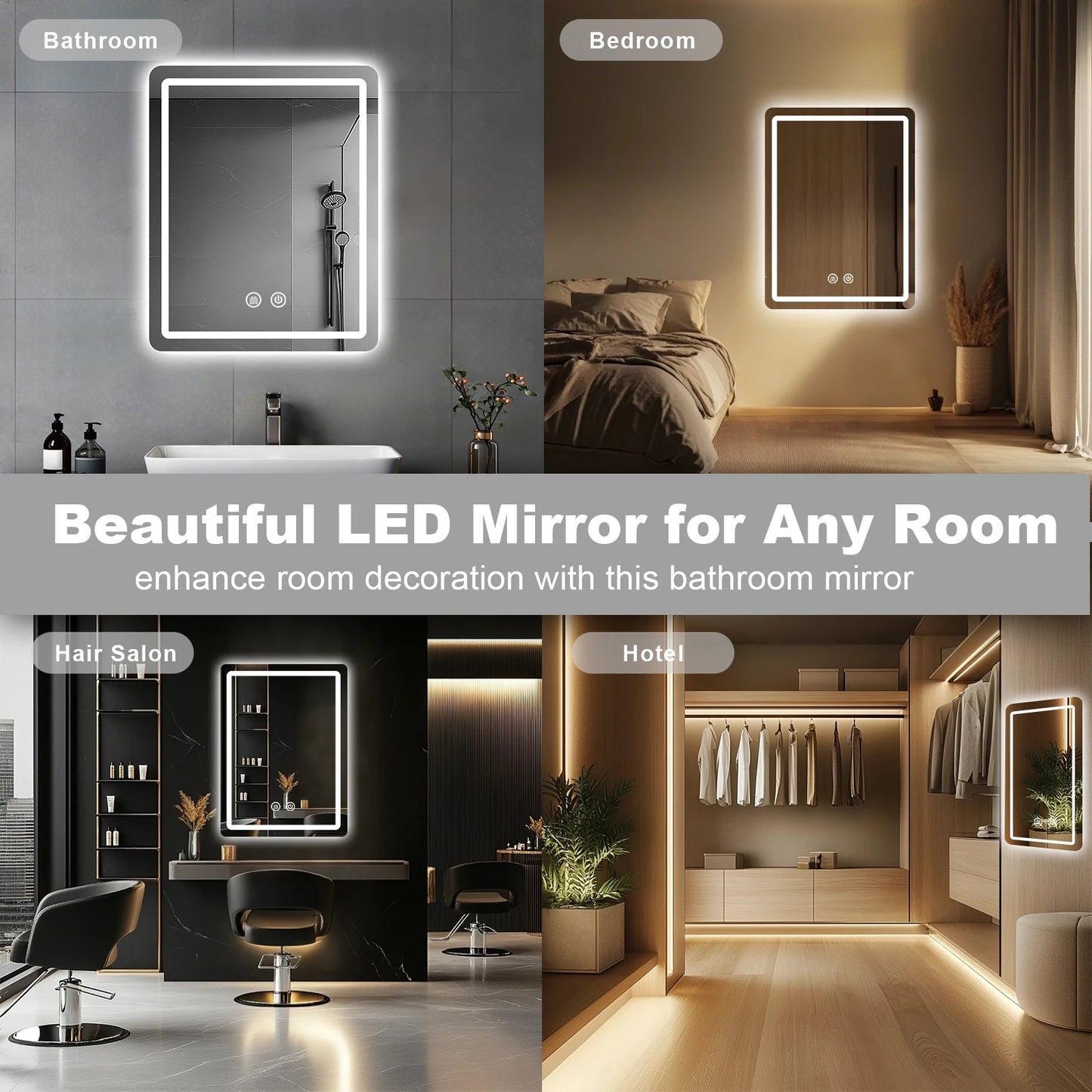 20x28 inch LED Bathroom Mirror Vanity Mirror