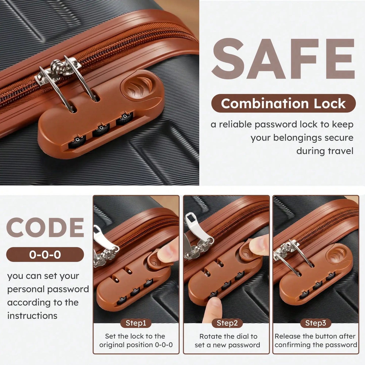 Large Capacity Luggage Set