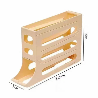 Refrigerator Egg Box  Automatic Rolling Egg Holder