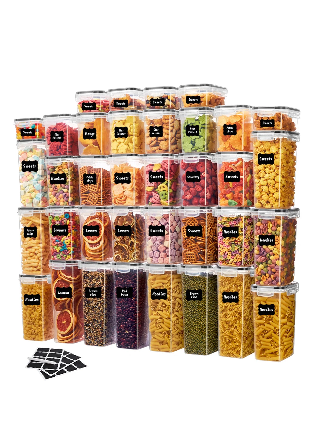 24/48pcs, Sealed Food Storage Containers with Lids