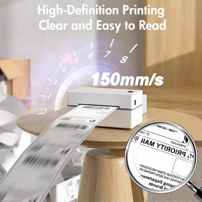 Thermal Label Printer No Ink Required 203DPI