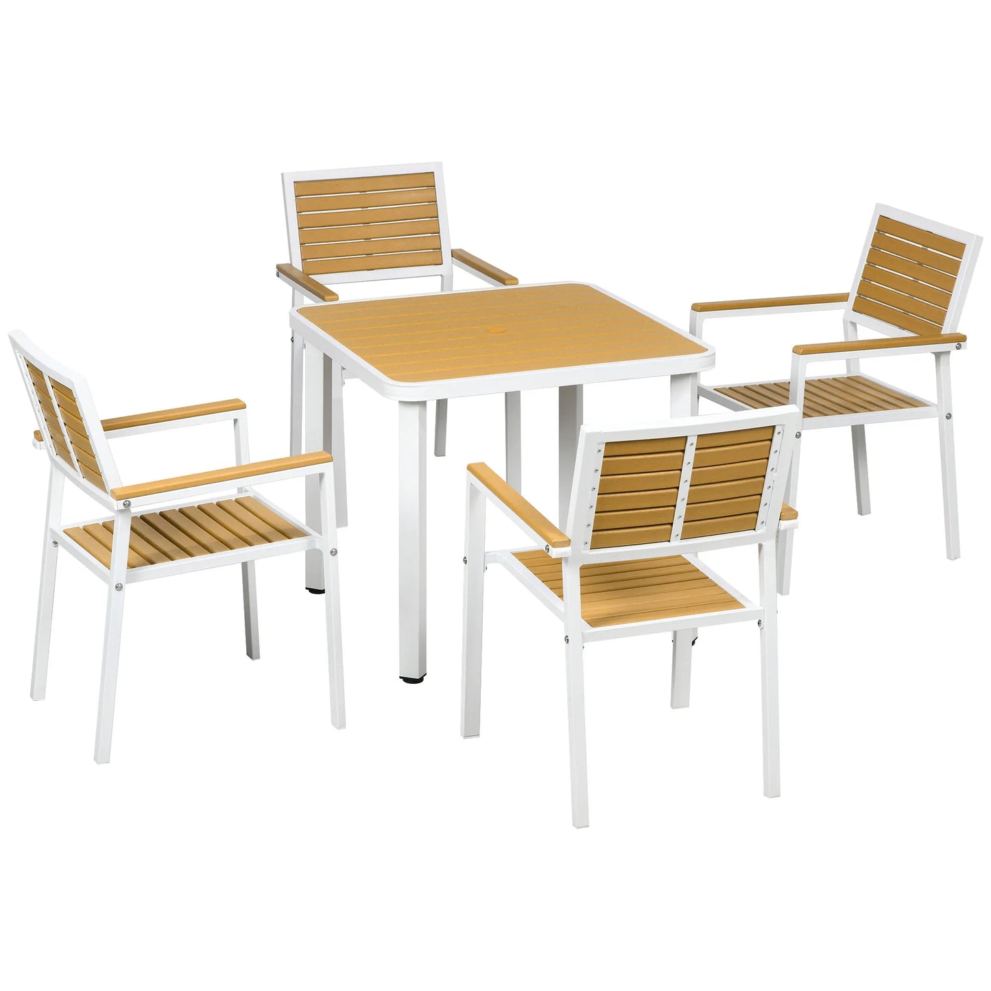 5Pc Outdoor Table and Chairs
