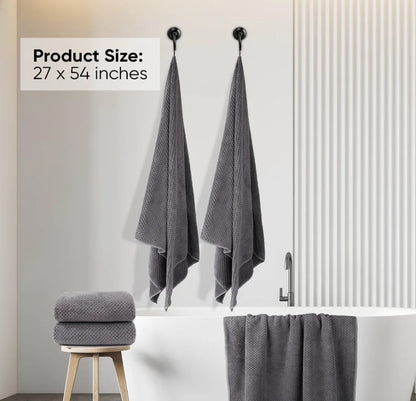 Bath Towel Set Microfiber Highly Absorbent Lightweight